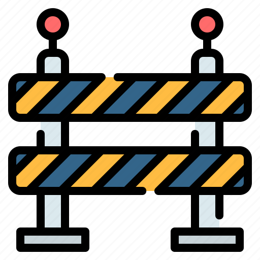 Barrier, block, construction, road barrier, sign, street, traffic barrier icon - Download on Iconfinder