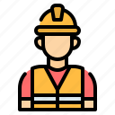 avatar, builder, construction, engineer, industry, man, worker