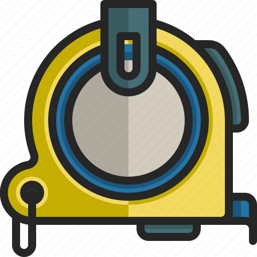 Distance, length, measure, measurement, tape, tool, construction icon - Download on Iconfinder