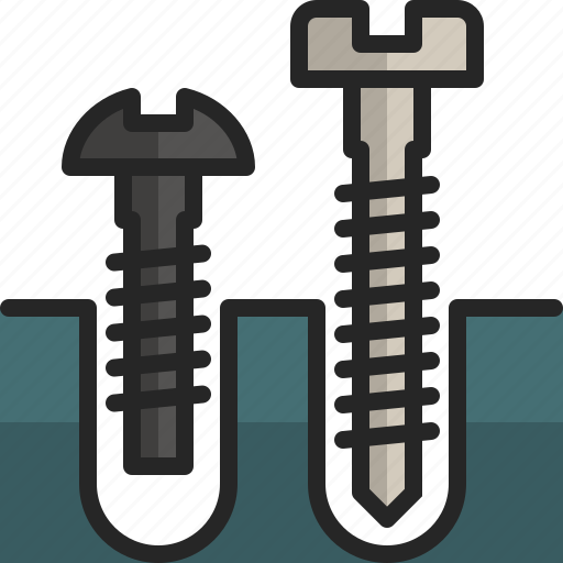 Rivet, building, construction, industry, screw, nail icon - Download on Iconfinder