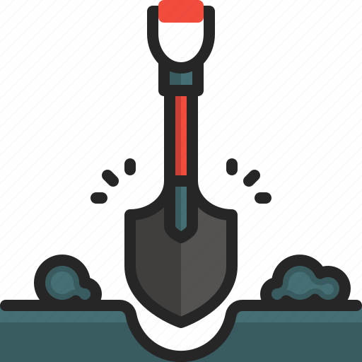 Shovel, garden, farm, construction, dig, spade icon - Download on Iconfinder