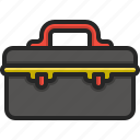 toolbox, equipment, maintenance, tools