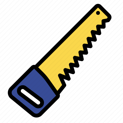 Construction, handsaw, saw, tool, equipment icon - Download on Iconfinder