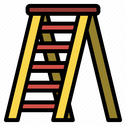 Construction, ladder, stairs, career, up icon - Download on Iconfinder