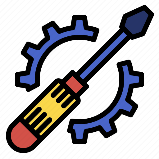 Construction, screwdriver, repair, wrench, tool icon - Download on Iconfinder