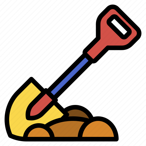 Construction, shovel, tool, dig, spade icon - Download on Iconfinder