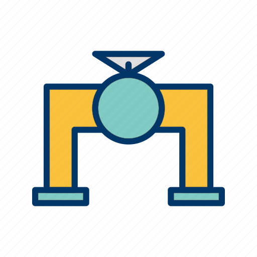 Pipe, valve, flow icon - Download on Iconfinder