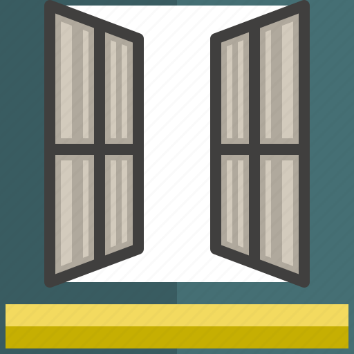 Window, glazing, frame, building, construction, house icon - Download on Iconfinder
