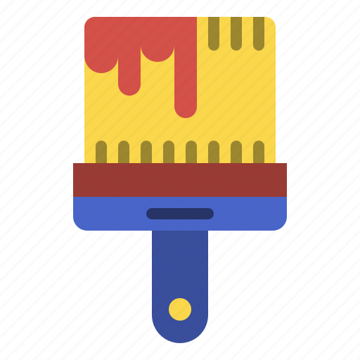 Construction, brush, paint, tool, design icon - Download on Iconfinder