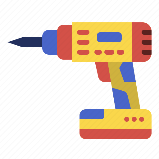 Construction, drill, tool, drilling, equipment icon - Download on Iconfinder