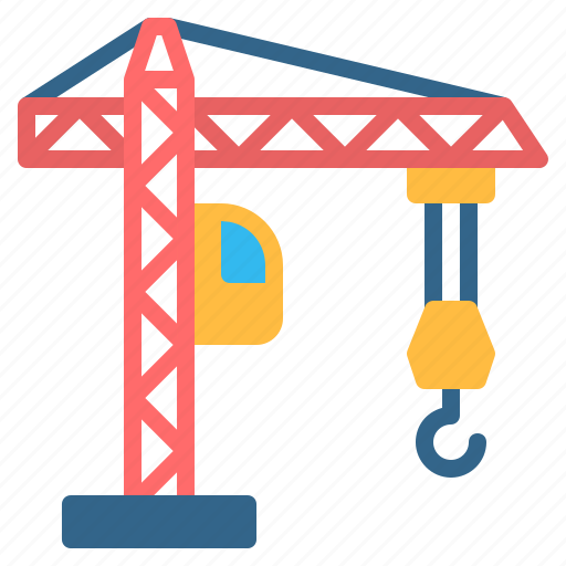 Construction, crane, hook, industry, lift, shipping, tower icon - Download on Iconfinder