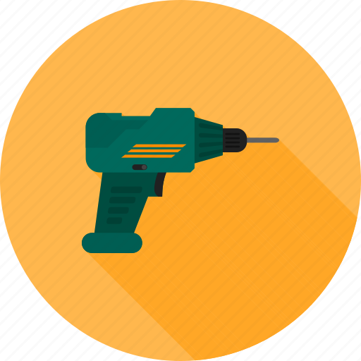 Drill, drill machine, drilling, jackhammer, renovation, tinkering icon - Download on Iconfinder