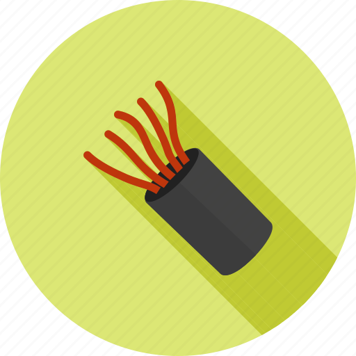 Cable, copper, electric, electricity, power, wires, wiring icon - Download on Iconfinder
