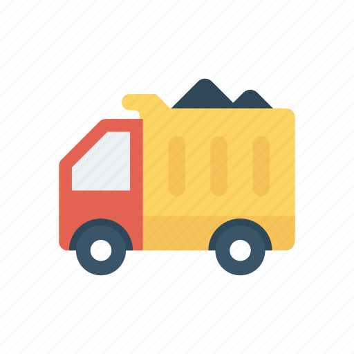 Cargo, construction, truck, vehicle icon - Download on Iconfinder