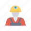 constructor, engineer, male, worker 