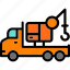 towing, truck, transport, construction, vehicle 