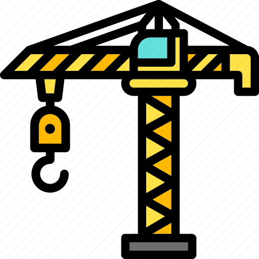 Building, construction, crane, lifting, machinery icon - Download on Iconfinder