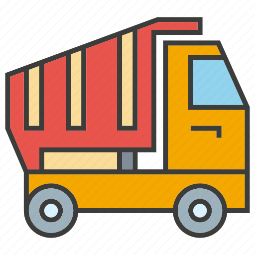 Drive, dump, equipment, heavy, loading, truck, vehicle icon - Download on Iconfinder