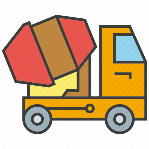 Car, concrete, equipment, mixer, truck, vehicle icon - Download on Iconfinder