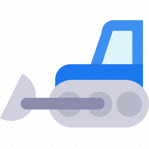 Building, bulldozer, construction, tool, tractor, work icon - Download on Iconfinder