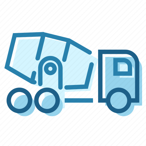 Cement, construction, lorry, mixer, mobile, transport, truck icon - Download on Iconfinder