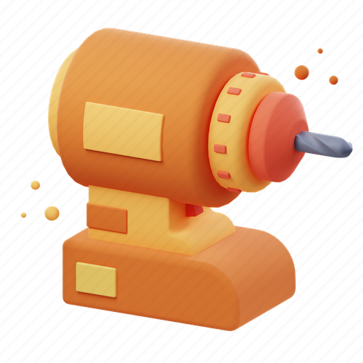 Electric, drill, drilling, construction, electricity, building, tool icon - Download on Iconfinder