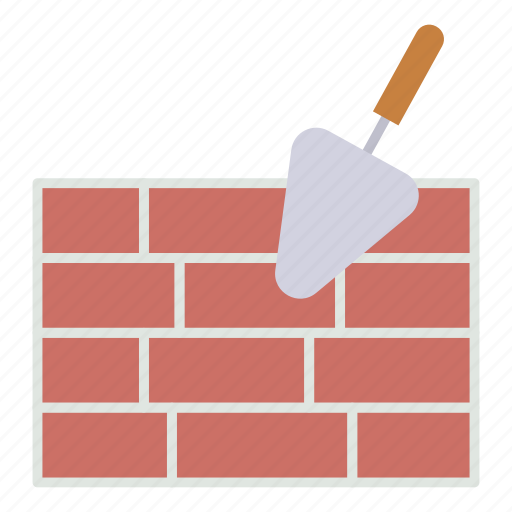 Plastering, trowel, construction, wall icon - Download on Iconfinder