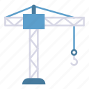 crane, tower, construction, building