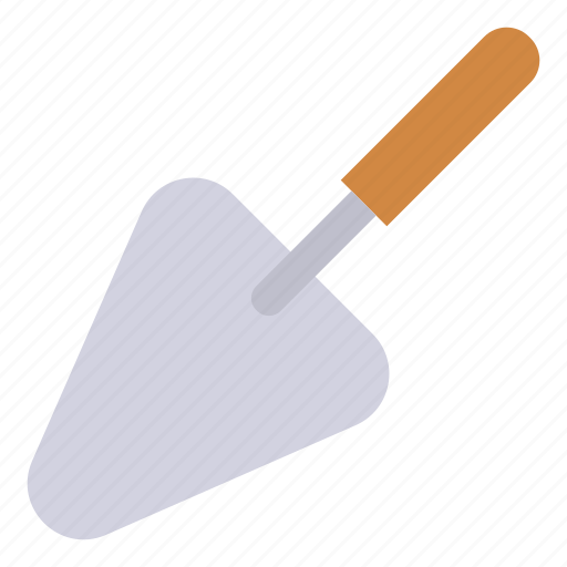 Trowel, masonry, construction, tool icon - Download on Iconfinder