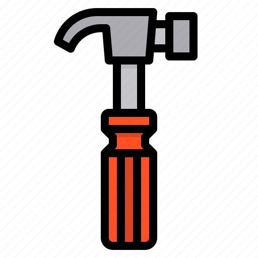 Hammer, home, repair, improvement, tools, construction icon - Download on Iconfinder