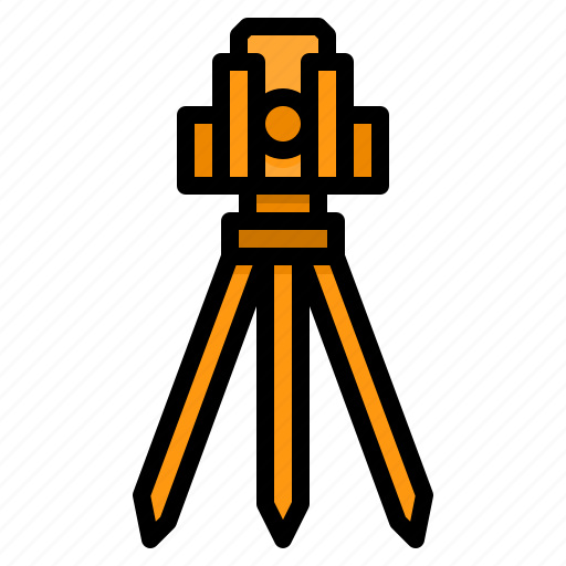 Theodolite, civil, tools, construction, measuring icon - Download on Iconfinder