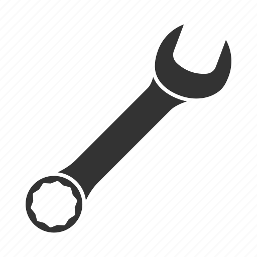 Combination wrench, instrument, spanner, wrench, construction tool icon - Download on Iconfinder