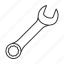 combination wrench, construction tool, instrument, spanner, wrench 