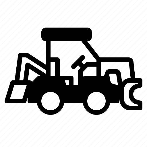 Vehicle, construction, transportation, heavy equipment, industrial, tractor, work icon - Download on Iconfinder