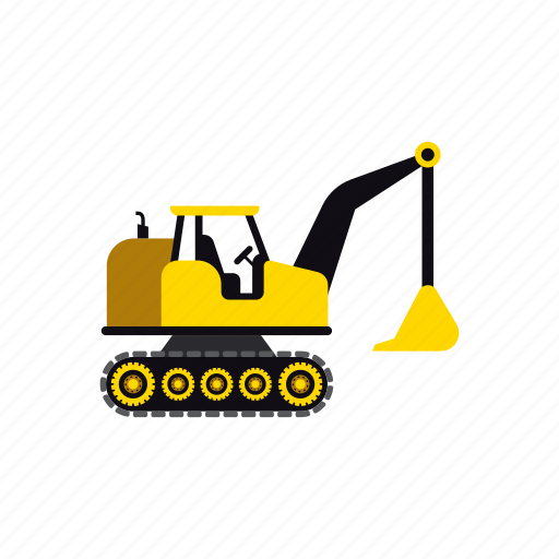 Construction, excavator, heavy, soil, transportation, truck, vehicle icon - Download on Iconfinder