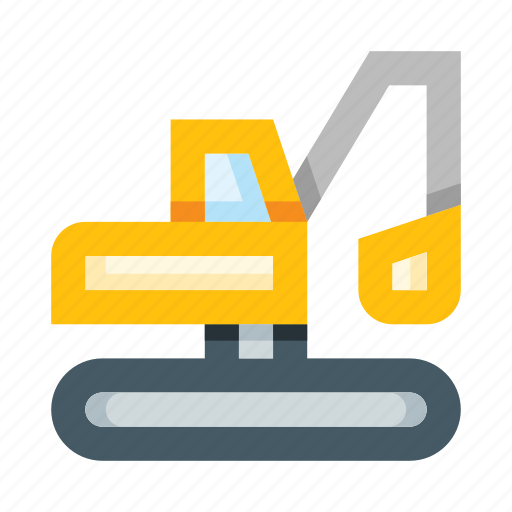 Excavator, digger, construction, equipment, wall-breaking machine, beating icon - Download on Iconfinder