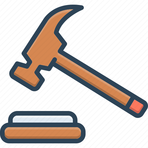 Clobber, damaged, destroyed, hammer, knocker, shattered, wallop icon - Download on Iconfinder