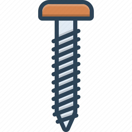 Adjustable, bolt, fixing, nail, rivet, screw, screwhead icon - Download on Iconfinder