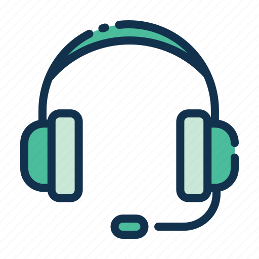 Headset, headphone, audio, music icon - Download on Iconfinder