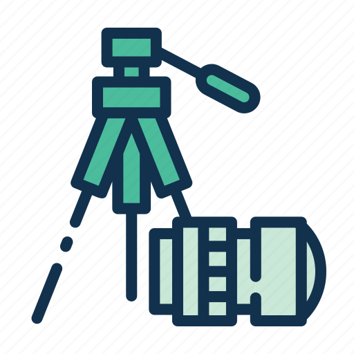 Photography, equipment, camera, photography equipment, camera accessories, tripod, lens icon - Download on Iconfinder
