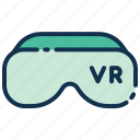 virtual, reality, virtual reality, vr, goggles, glasses