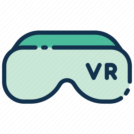 Virtual, reality, virtual reality, vr, goggles, glasses icon - Download on Iconfinder