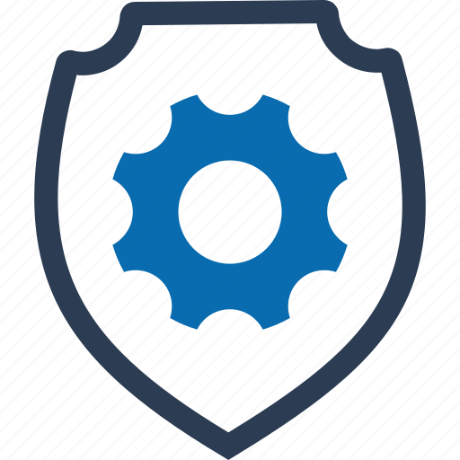 Setting, security, protection, setting security, shield, configuration, gear icon - Download on Iconfinder