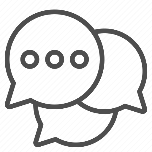 Chat, group chat, chat bubbles, speech bubble, conversation icon - Download on Iconfinder