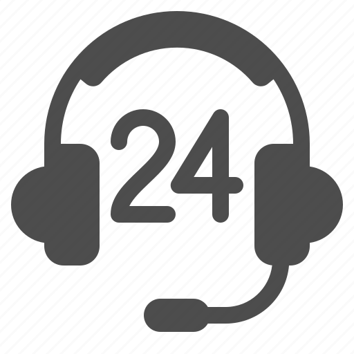 Customer support, customer service, call center, headset, headphones, 24/7, live chat icon - Download on Iconfinder