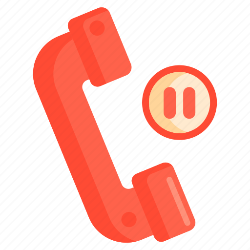 Call, call on hold, hold, on hold, pause call icon - Download on Iconfinder