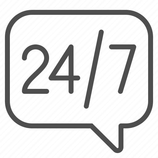 Contact, contact us, chat, chat bubble, customer service, customer support, 24/7 icon - Download on Iconfinder