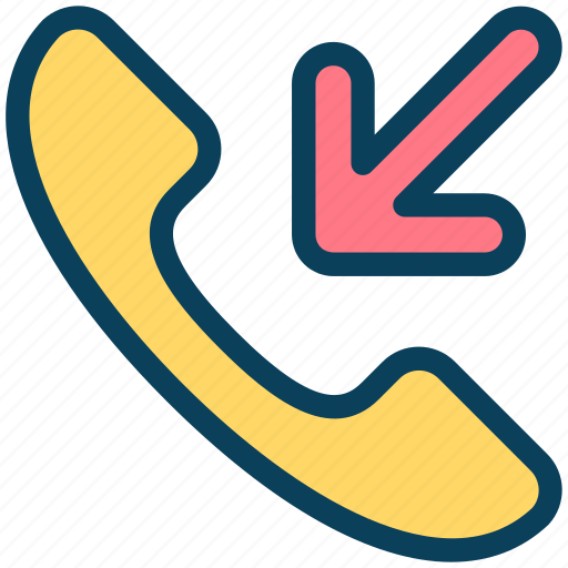Contact, call, telephone, phone, incoming icon - Download on Iconfinder