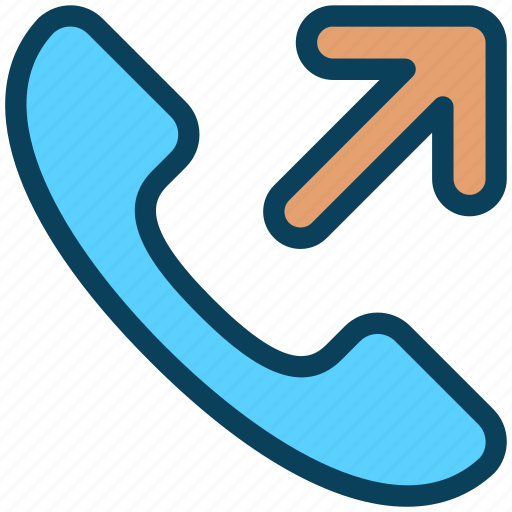 Contact, call, telephone, phone, outgoing icon - Download on Iconfinder
