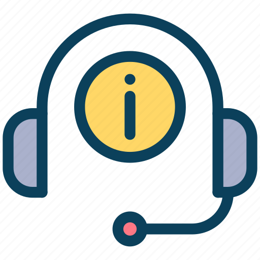 Contact, information, headphone, helpline, headset, support icon - Download on Iconfinder